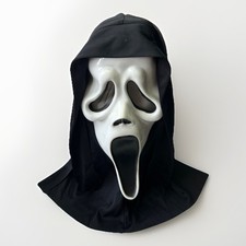 Fun World Ghostface Mask with Shroud Scream Movie Official 9206 EUC Made in 2023