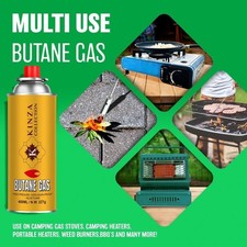 BUTANE GAS BOTTLES CANISTERS for PORTABLE STOVES COOKERS GRILL HEATERS CHEF WAND