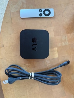 Apple TV 2nd Generation Model A1378 Media Streamer with Remote and Power Cord
