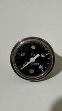 Vintage Stewart Warner 2-18 0 - 80 Psi Mechanical Oil Pressure Gauge Gasser