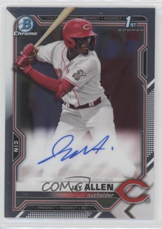 2021 Bowman Draft Chrome Draft Pick Auto Jay Allen #CDA-JA Auto 0l44