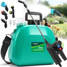 Battery Powered Sprayer 2 Gallon Upgrade Electric Garden Sprayer W/ 3 Adjustable