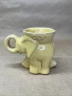 Frankoma Pottery Elephant Republican Yellow 2007 GOP Political Mug Planter