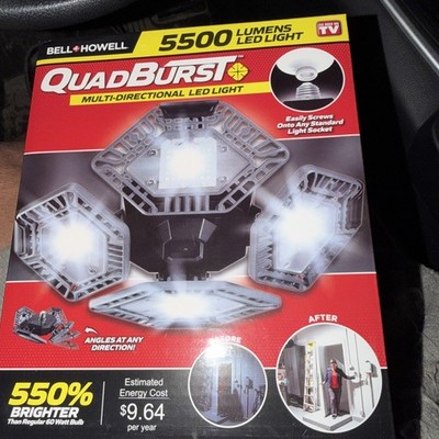 Quad burst Multi-directional LED Light 