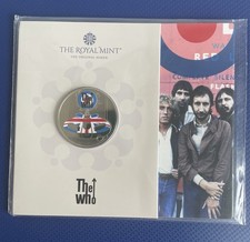 2021 The Who £5 Five Pound Coin Sealed Royal Mint Pack Colour Collectable ⭐️