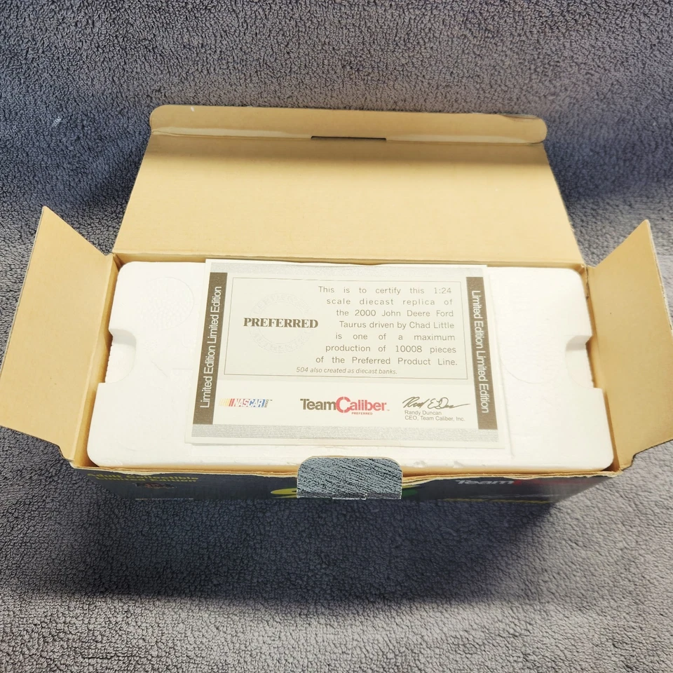 Diecast Chad Little John Deere. 1:24. In Box. Team Caliber. Preferred. - Image 3 of 4