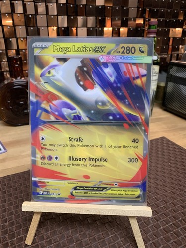 Mega Latias ex 011 Me: Mega Evolution Promo Holo Pokemon Card