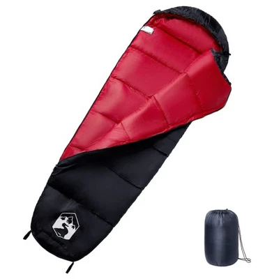 Mumienschlafsack Schlafsack für Erwachsene Outdoor Camping 3 Jahreszeiten vidaXL