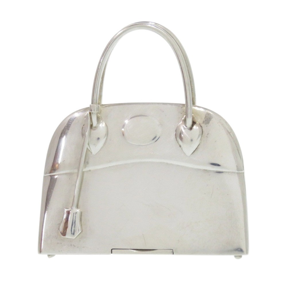 AUTHENTIC HERMES Bolide pill case Silver925