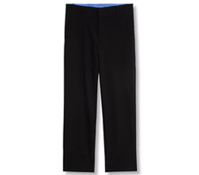 IZOD Dress Pants Boys Size 8 Regular Stretch Trousers Black