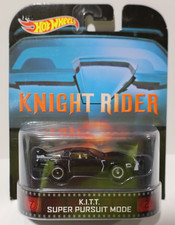 Hot Wheels 2014 Retro Entertainment Knight Rider K.I.T.T. Super Pursuit Mode NEW