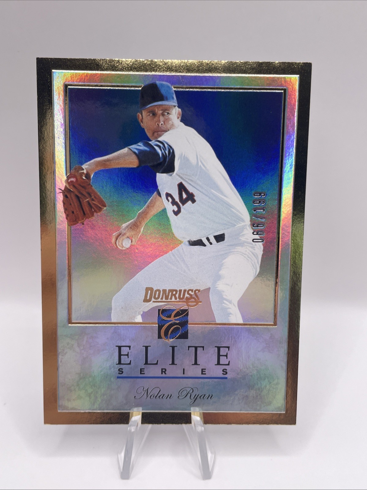 2026 Donruss Nolan Ryan Gold Foil Elite Series 173/199 Texas Rangers #7