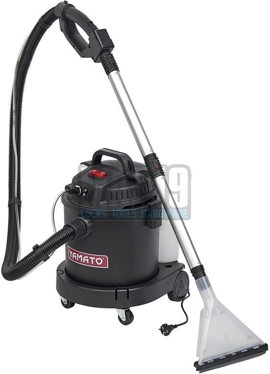 Bidone Aspiratutto Yamato 1200W Lavatappeti e Liquidi | 20 Litri