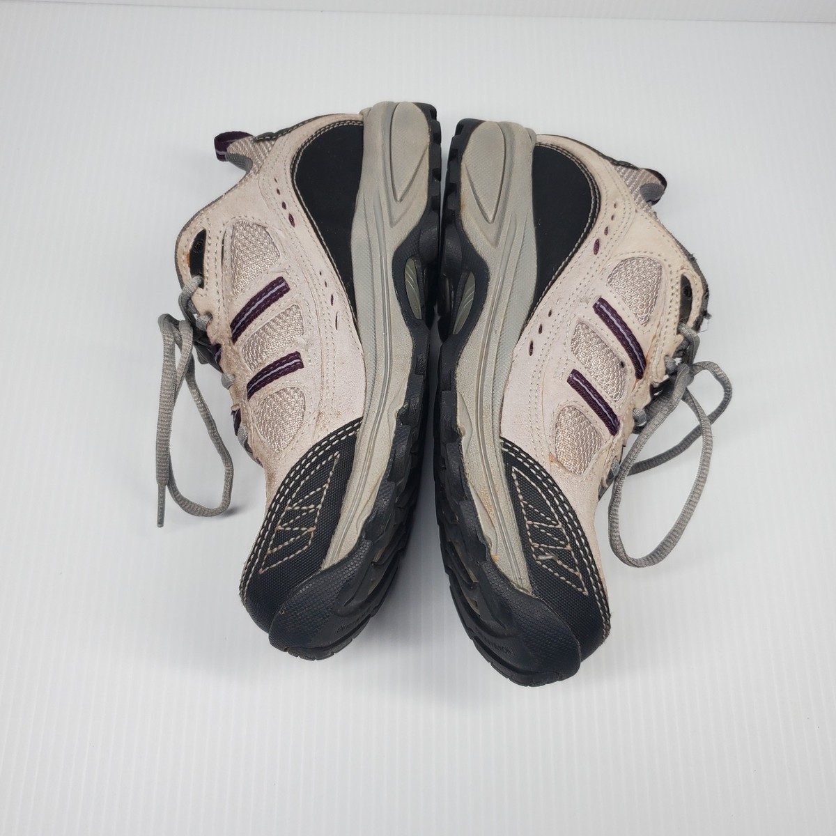 New Balance 646 Hiking Shoes Beige WW646GP Trail Leather Lace Up