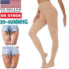 Pantyhose Stockings Compression Slimming Leg 30-40mmHg Relief Supports Therapy