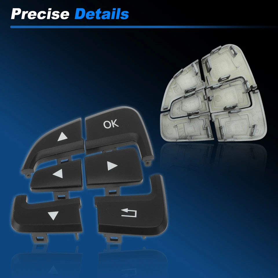 Cubierta de botón de control del volante para Mercedes-Benz Clase A (W176) 16-18 Foto 4 de 4