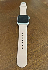 Apple Watch SE 40mm Silver Aluminum Pink Sand Band GPS Wi-Fi Heart Rate USED
