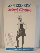 RARE SWEET CHARITY, ANN REINKING MINSKOFF THEATRE, BROADWAY WINDOW CARD/POSTER RARE SWEET CHARITY, ANN REINKING MINSKOFF THEATRE, BROADWAY WINDOW CARD/POSTER