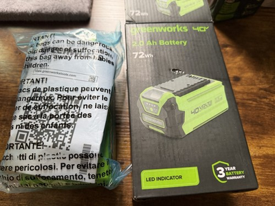 #ad Greenworks Powerall 2.0 Ah 48 Watts Max Battery Open Box $20.00