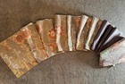 Luxury Japanese Kimono Fabric pure Silk Sash Belt, Flowers and running water  — photo 2