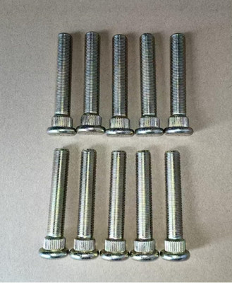 10 PCS Extended Longer than Stock Serrated Wheel Stud Bolts 1/2-20 Thread 0.625