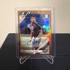 2019 Panini Donruss Optic Bronze Prizm Auto Rookie #137 C.J. Gardner-Johnson Sa…