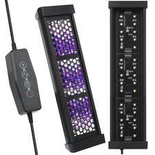 Dimmable UVB Light for Reptiles, 3 Modes Lighting, Adjustable 4, 8, 12 Hour C...