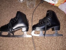 Riedell Opal Youth 2 Black Figure Skates Beginner Ice Skates