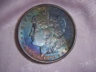 1878 Morgan Silver Dollar, Reverse Of 79 , Toning