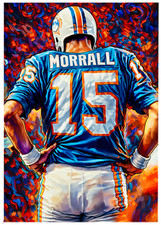 EARL MORRALL * Miami Dolphins * FOOTBALL * Illustrated Art Card * ATC ACEO