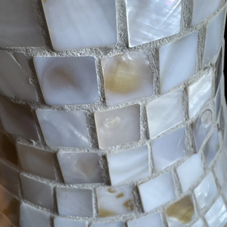 Yankee Candle большая перламутровая радужная мозаика плитка абажур - Изображение 2 из 4