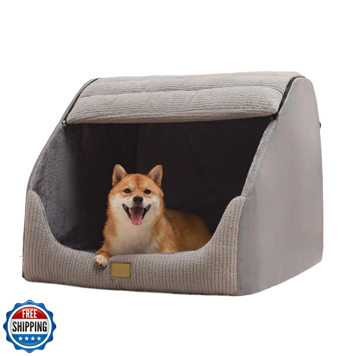 Large Dog House Indoor, Soft Plush Dogs Cave Bed Covered Pet Bed
Opens in a new window or tab