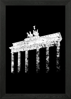 Berlin Brandenburger Tor Framed Wall Art Poster Canvas Print Picture