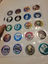20 POGs Milk Caps Vintage Variety Vtg 90s 1990s Skulls Poison