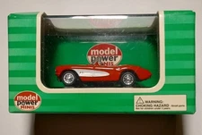 Model Power Minis #19257 1957 Chevrolet Corvette Red/Black Interior HO 1/87