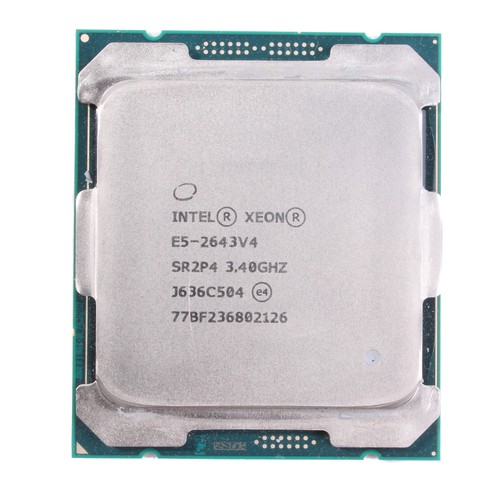 CPU Intel Xeon E5-2643 V4 3,4 GHz 20 MB di cache 6 core processore LGA2011-3 SR2P4 - Foto 2 di 3