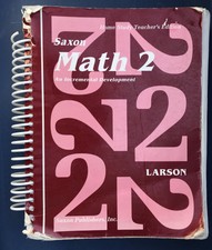 Saxon Math 2: Home School Teachers Edition