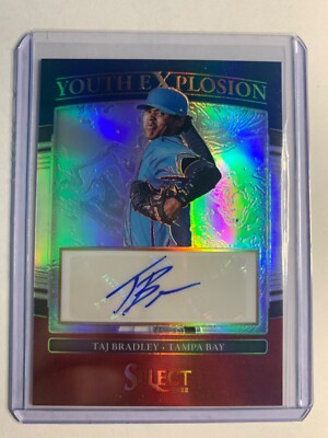 2022 Select Youth Explosion Red White Blue Prizm TAJ BRADLEY #YES-JB AUTO #D/99