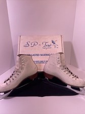 Vintage SP Teri Professional Figure Ice Skates Size 1.5A 60 Sheffield blades