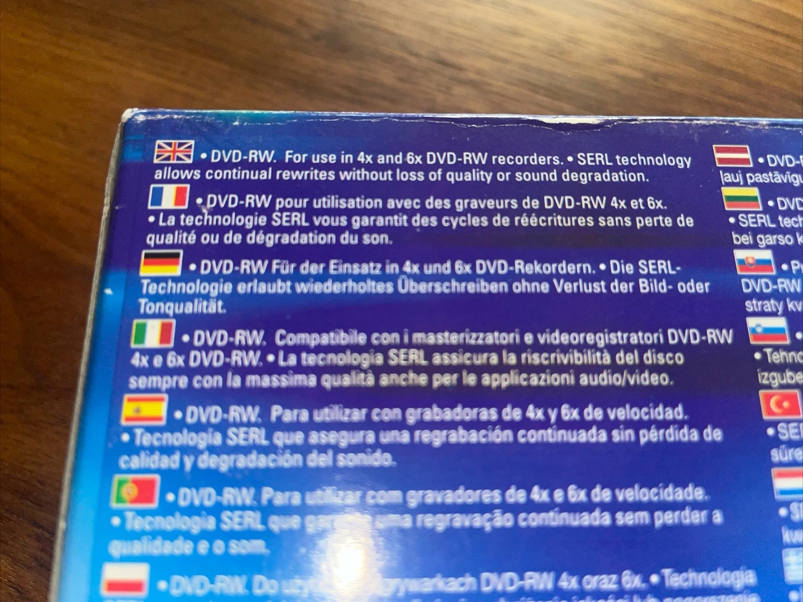 6x DVD-RW NEU -- 5 Pack versiegelt - 5X Verbatim - Bild 3 von 5