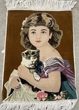 AN AWESOME FINE PICTORIAL TARBEES RUG