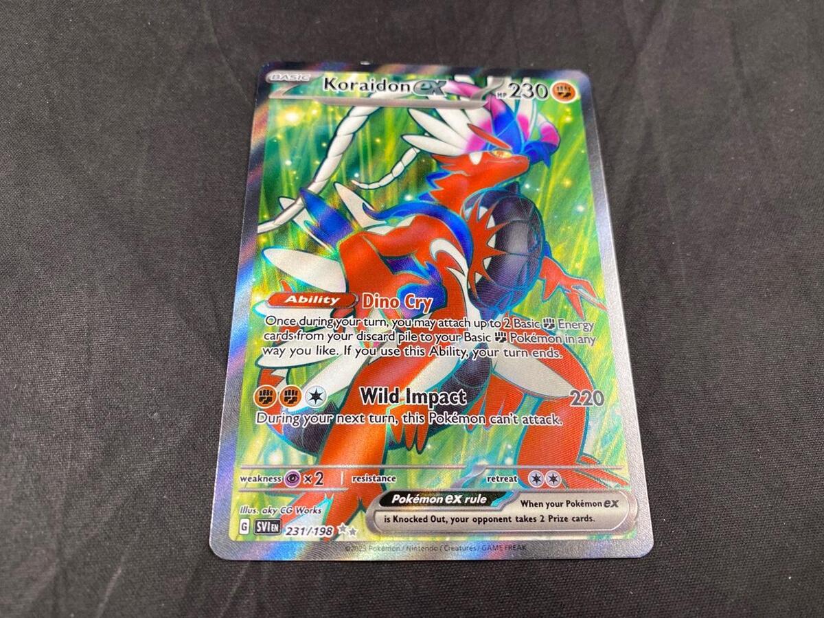 Koraidon ex - 231/198 - Scarlet & Violet - Holo – Card Cavern Trading  Cards, LLC