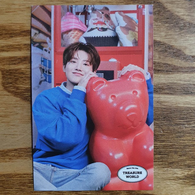 Junkyu Official Photocard from Treasure World Photo Card Binder Kpop Genuine