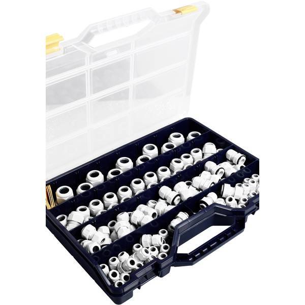 Jacob MONTAGEKOFFER VF2   Assortimento di pressacavi M16, M20, M25, M32 M16, M20