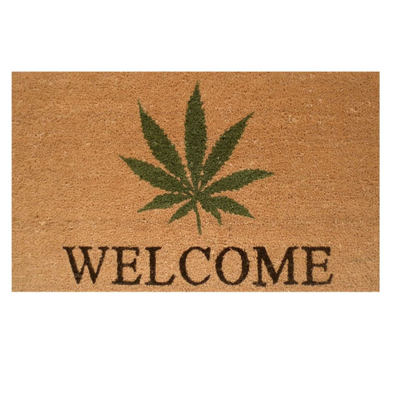 Коврик Calloway Mills Cannabis Welcome Door 17 x 29