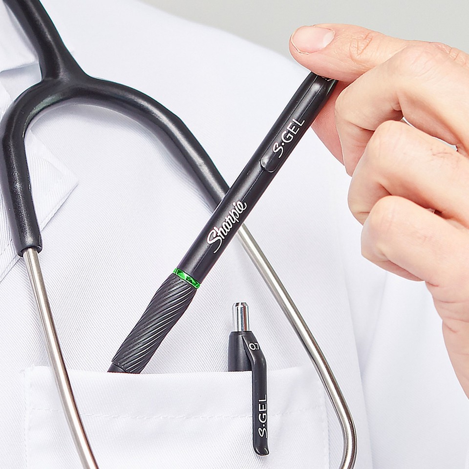 Sharpie S Gel Pens, Medium Point, 1.0 mm, Black/Blue, Blue, 36Pack eBay