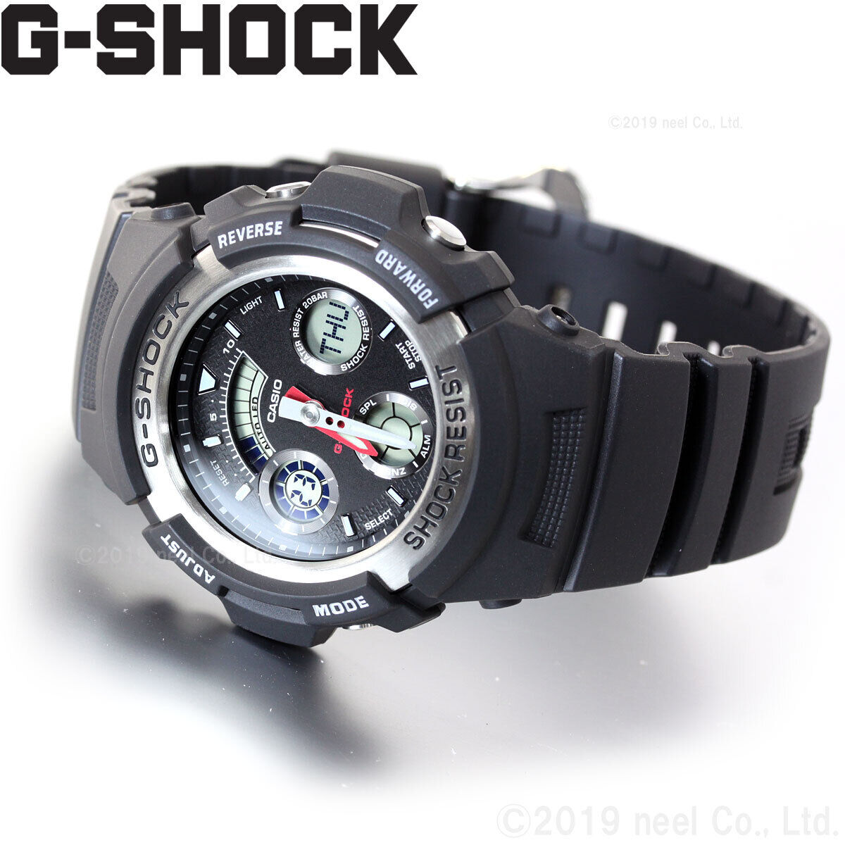 CASIO G-SHOCK AW-590-1AJF Men's Wrist Watch Analog Digital CASIO G-SHOCK AW-590-1AJF Men's Wrist Watch Analog Digital
