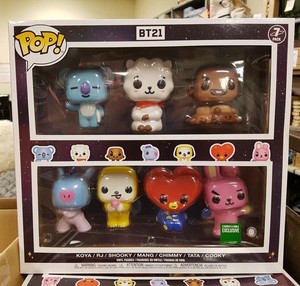 Funko Pop Bt21 7 Pack Barnes Noble Exclusive Bts In Hand Ebay