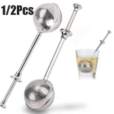 Ball Mesh Tea Infuser Loose Leaf Strainer Spice Filter Herb Steeper Diffuser