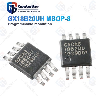 2 Stück GX30H05 TO-92 Temperatur-Sensorchip Programmierbar ±0,5  1Wire
